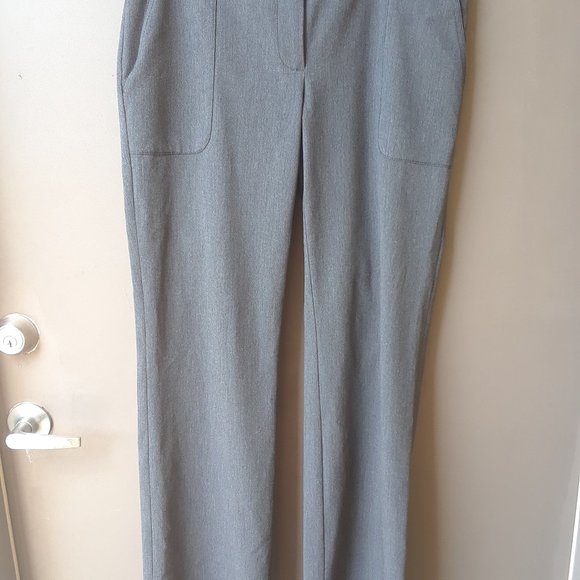 Loft Women's Gray Marisa Trousers Size 4 - Picture 2 of 4